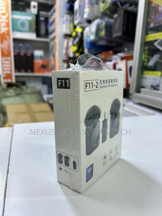 F11-2 Lavalier Mic- Clear Plug Play Audio - thumbnail 3