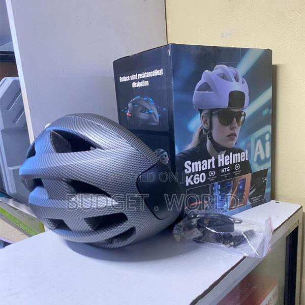 Smart Helmet With Integrated Led System Smart Lighting System Enha