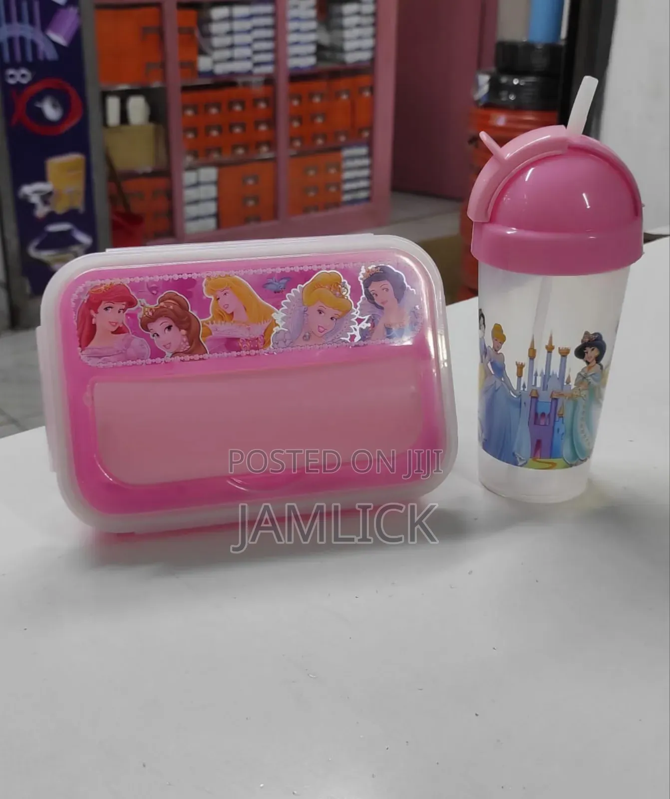 Combo Cartoon 2-in-1 Lunch Box Tumbler Set - Hk