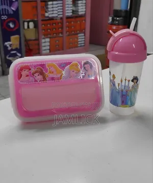 Combo Cartoon 2-in-1 Lunch Box Tumbler Set - Hk