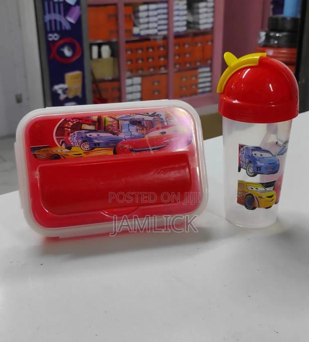 Combo Cartoon 2-in-1 Lunch Box Tumbler Set - Hk - thumbnail 4