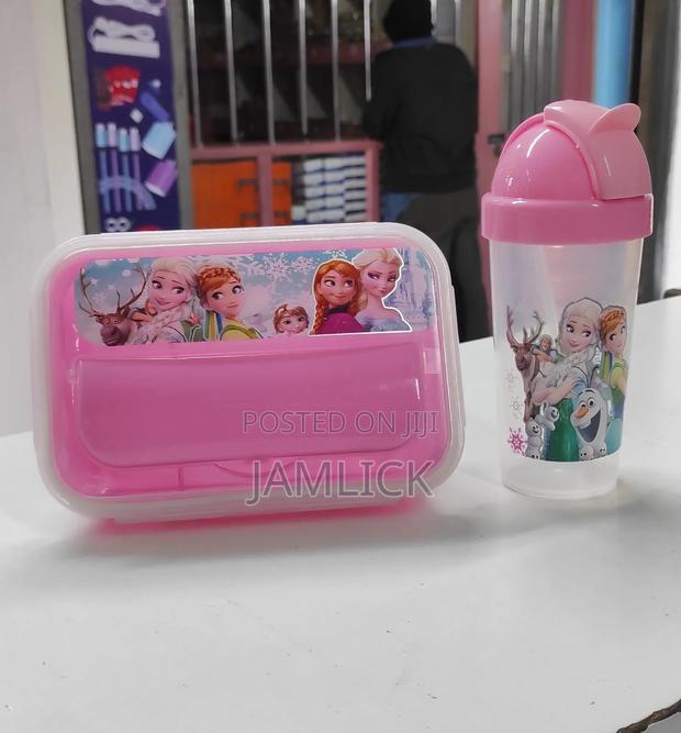 Combo Cartoon 2-in-1 Lunch Box Tumbler Set - Hk - thumbnail 5