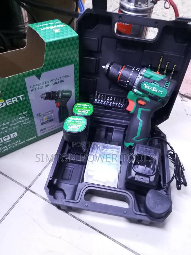 Newbeat Cordless Impact Drill Set 16.8v