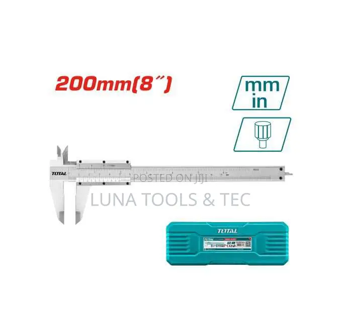 Total Tmt312001 Vernier Caliper
Range:0-200mm