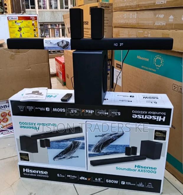 Hisense Ax5100q 5.Ch Soundbar System Woofer 580watts - main view