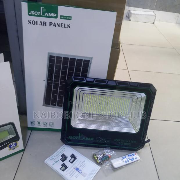 Jsot Tg1000 1000w Solar Flood Light With Panel Remote