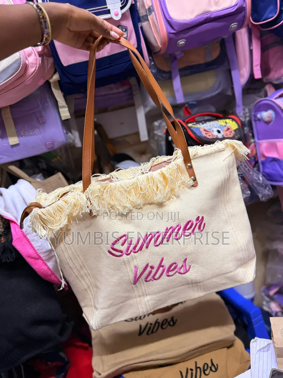 Of White Summer Vibes Bags