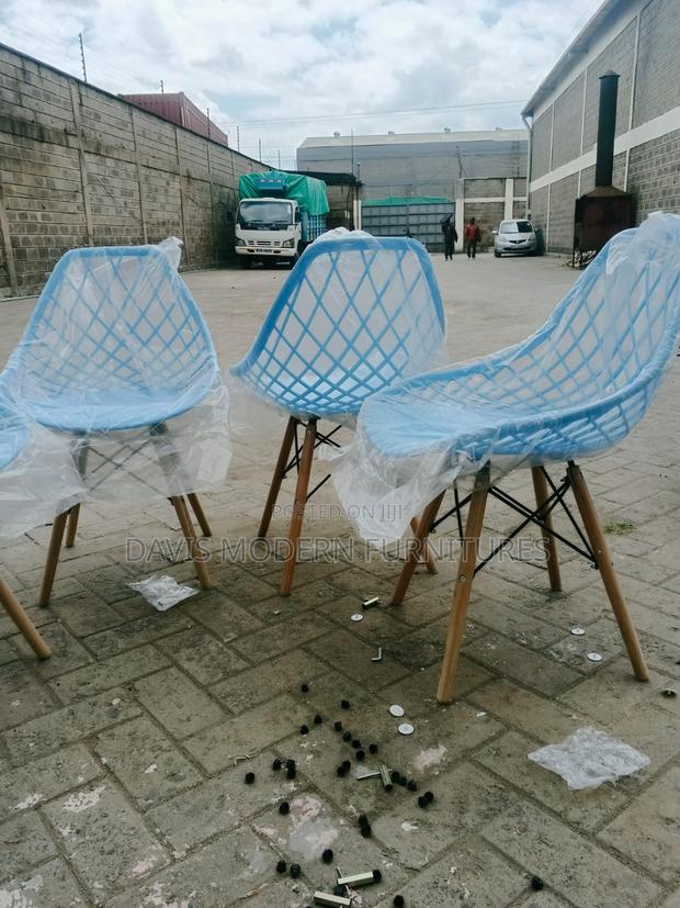 Iconic Blue Lattice Chairs - main view