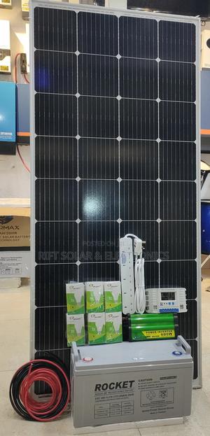500w Full Solar Package Support (43" Tv, Music,6 Lights,Wifi, Laptop) - main view