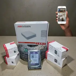 Smartphone Remote Monitoring 4 Hikvision 1080p CCTV Cameras Kit