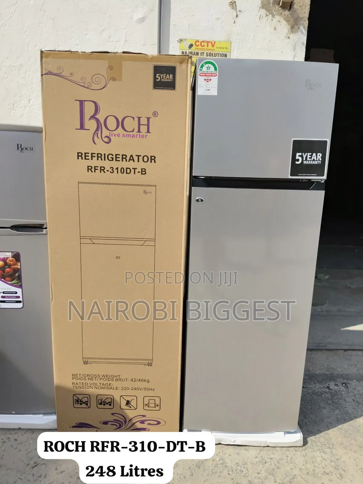 Roch 248 Litres Double Door Refrigerator