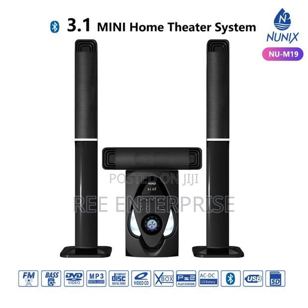 *Nunix 3.1ch Nu- M19* Home Theater Speaker System
