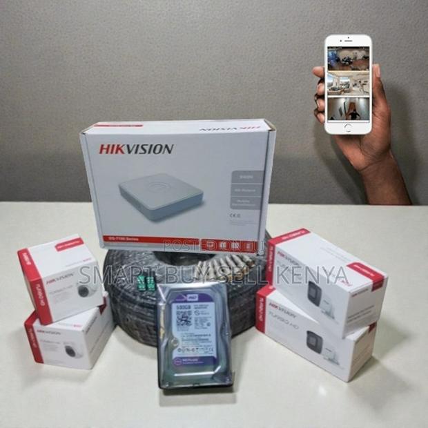 Stunning Image Quality 4 Hikvision 1080p Full Hd CCTV System Kit