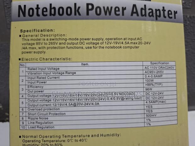 12v -24v Universal Notebook 12v -24v Power Adapter With 8 Tips - thumbnail 7