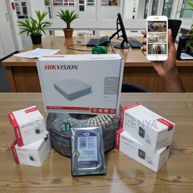 Easy Smartphone Remote Access 4 Hikvision 1080p CCTV Kit