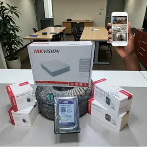 Outdoor and Indoor Waterproof 4 Hikvision 1080p CCTV Kit