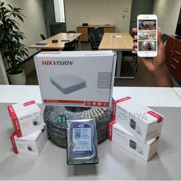 Outdoor and Indoor Waterproof 4 Hikvision 1080p CCTV Kit