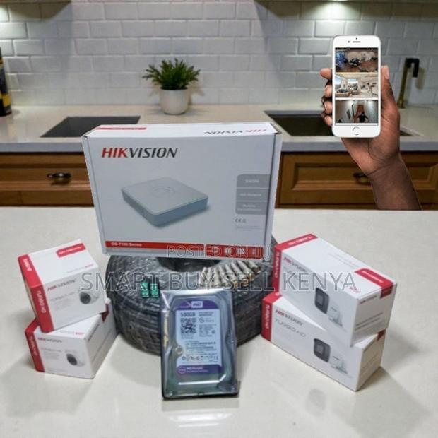 Cloud Storage Backup Support 4 Hikvision 1080p CCTV System Kit