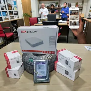 Motion Detection 4 Hikvision 1080p Full Hd CCTV Cameras Kit