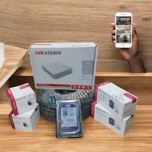 1-Year Warranty 4 Hikvision 1080p 2mp CCTV Complete System Kit