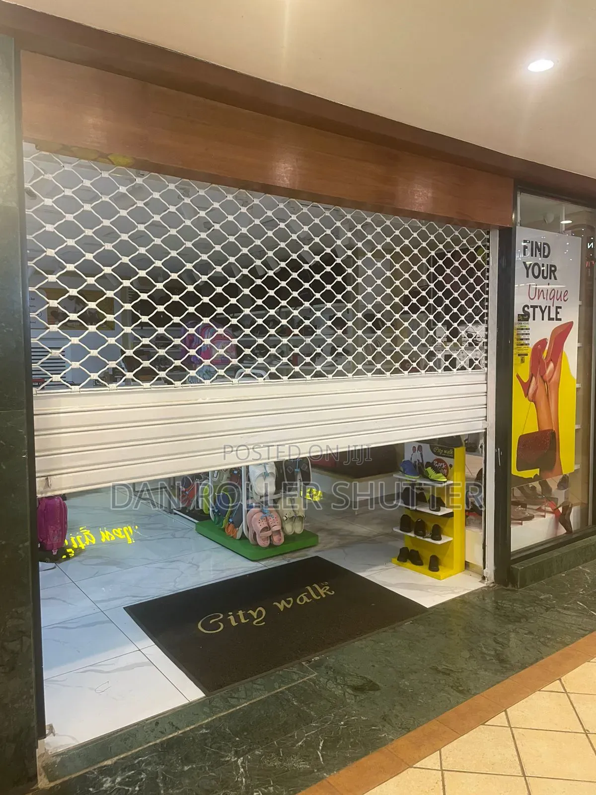 Secure Manual Roller Shutter Door