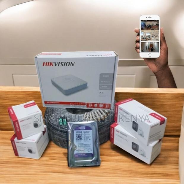 Enhanced Video Quality 4 Hikvision 1080p 2mp CCTV Cameras Kit