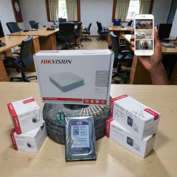 Heavy Duty 4 Hikvision 1080p Full Hd 2mp CCTV System Kit