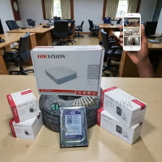 Heavy Duty 4 Hikvision 1080p Full Hd 2mp CCTV System Kit