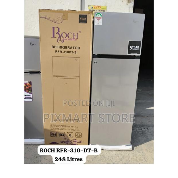 Roch Rfr‐310dt‐B 248l Double Door Fridge – Spacious Energy‐Smart