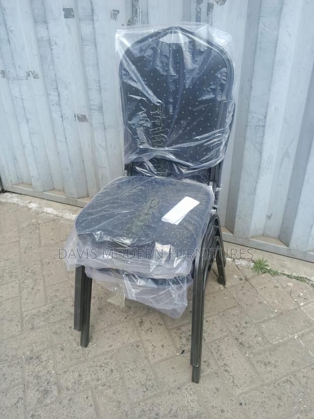 Stackable Black Banquet Chairs - main view