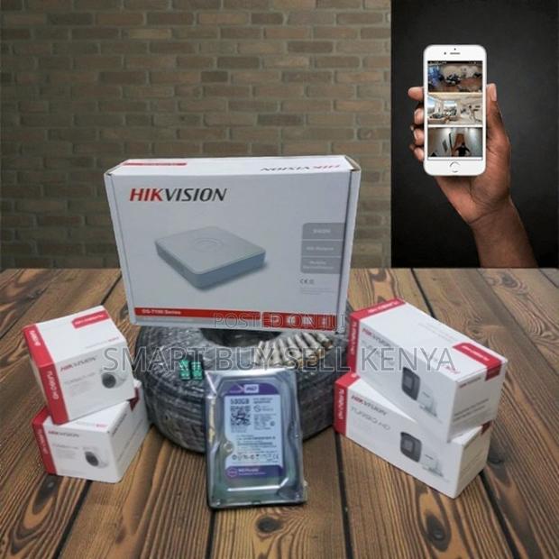 Best Performance 4 Hikvision 1080p 2mp CCTV Complete Kit - main view