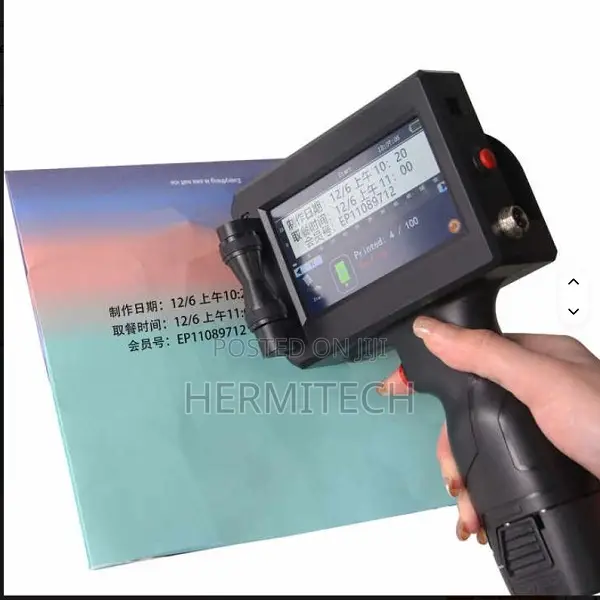 Portable 12.7mm Handheld Thermal Inkjet Printer