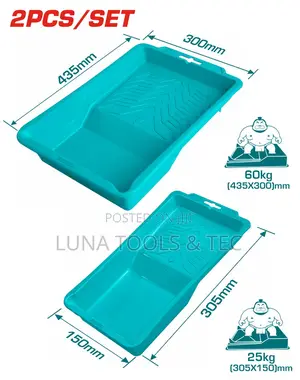Total Tchptt435105 2 PCS Paint Tray Set