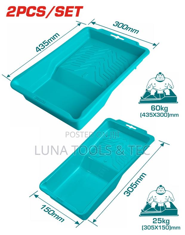 Total Tchptt435105 2 PCS Paint Tray Set