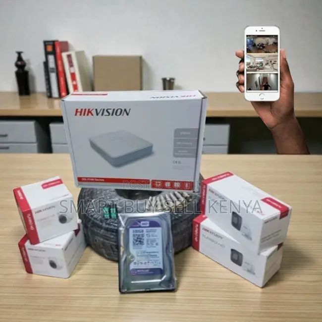 Ultra High Quality 4 Hikvision 1080p CCTV Cameras System Kit