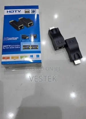 Hdmi Extender Over Cat6 Network Lan Ethernet Cable 1080p Hdmi To Rj45