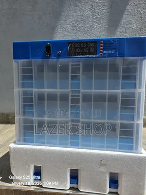 256 Eggs Incubator 
Ac/Dc =