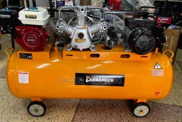 300 L 2 in 1 Air Compressor 4hp Motor, 7.5hp Engine - main view