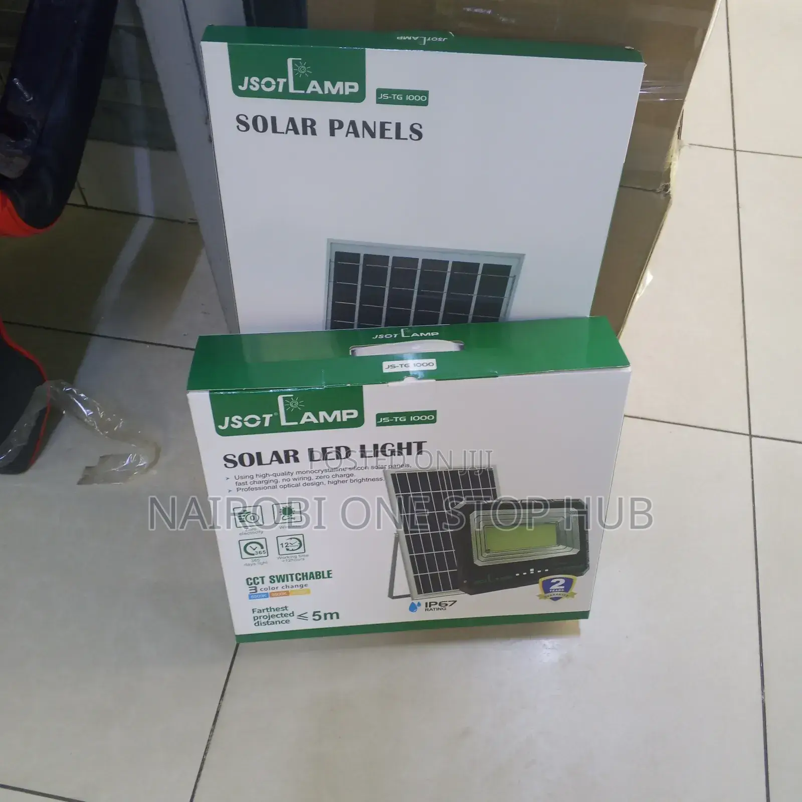 Extra Bright 1000w Solar Flood Light for Parking Yard
