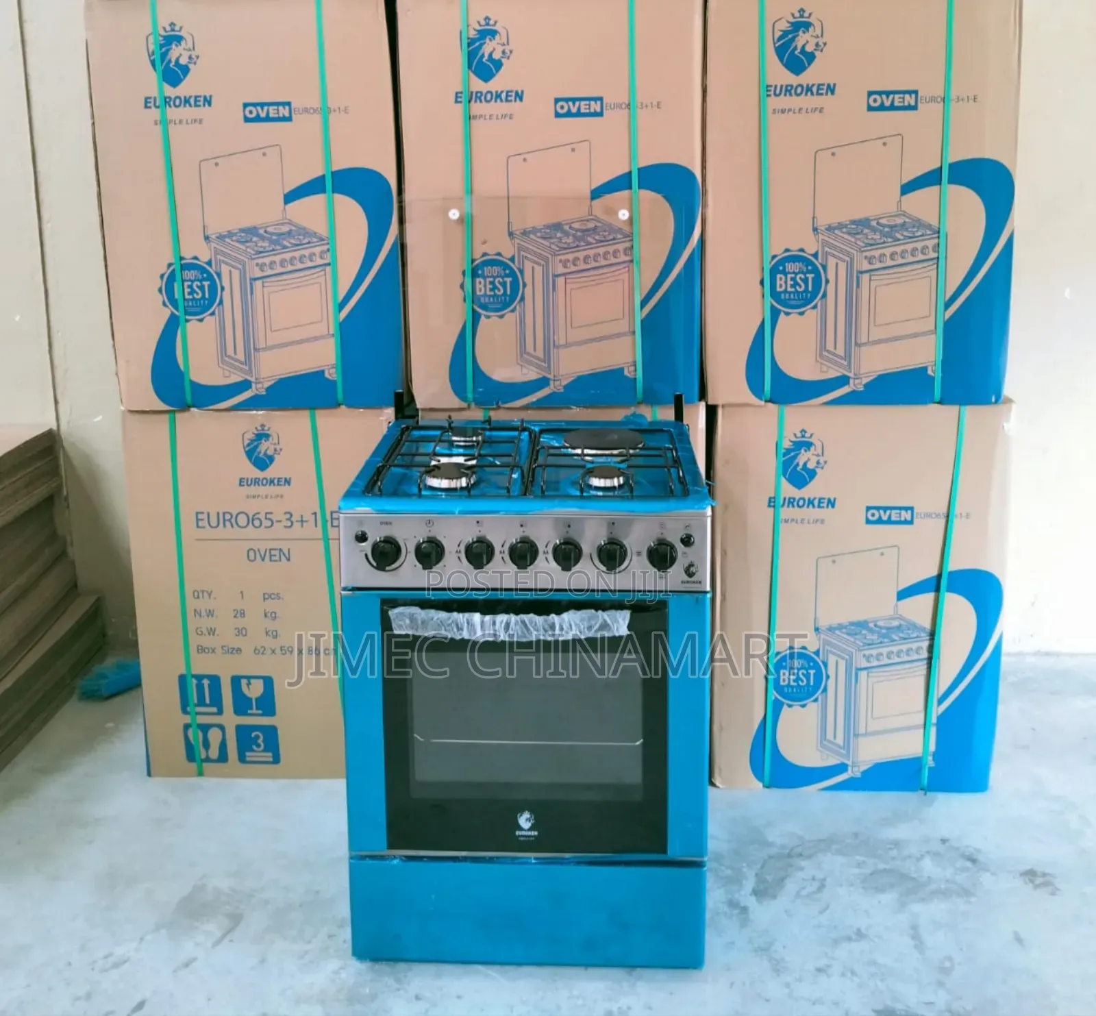 Euroken 3+1 Standing Cooker (60x65)