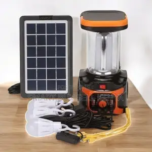 Dat-at 9016b Solar Home Kit With Led Lighting, Fm Radio Mp3