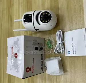 New Model Wall Mounted V380 Dual Lens Wifi Bulb PTZ Camera