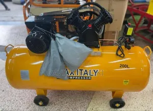 200l Electric Air Compressor Double Pistons 3hp Motor 8 Bar 116psi