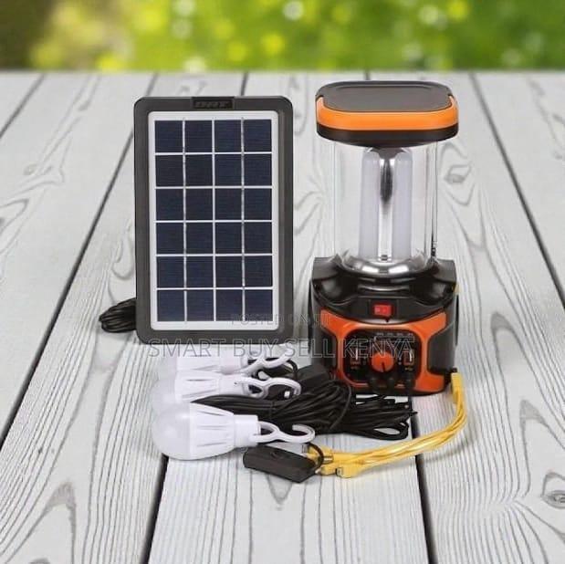 Dat-at 9016b Home Solar Kit With Fm Radio, Usb Led Bulbs - main view