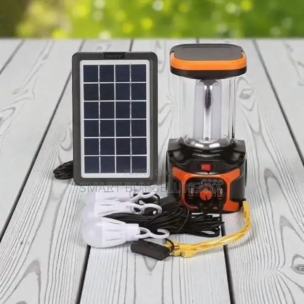 Dat-at 9016b Home Solar Kit With Fm Radio, Usb Led Bulbs