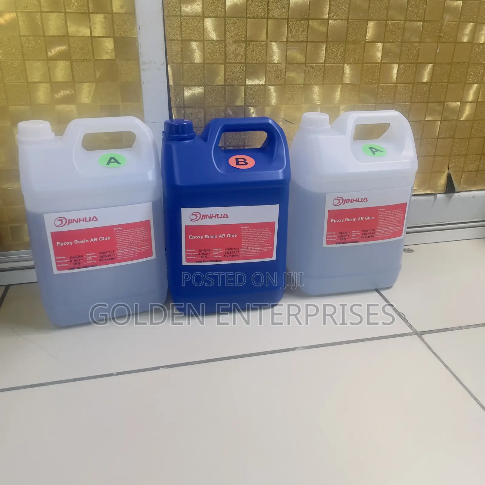 Jinhua Epoxy Flooring Ratio 1:2, Epoxy and Hardener
