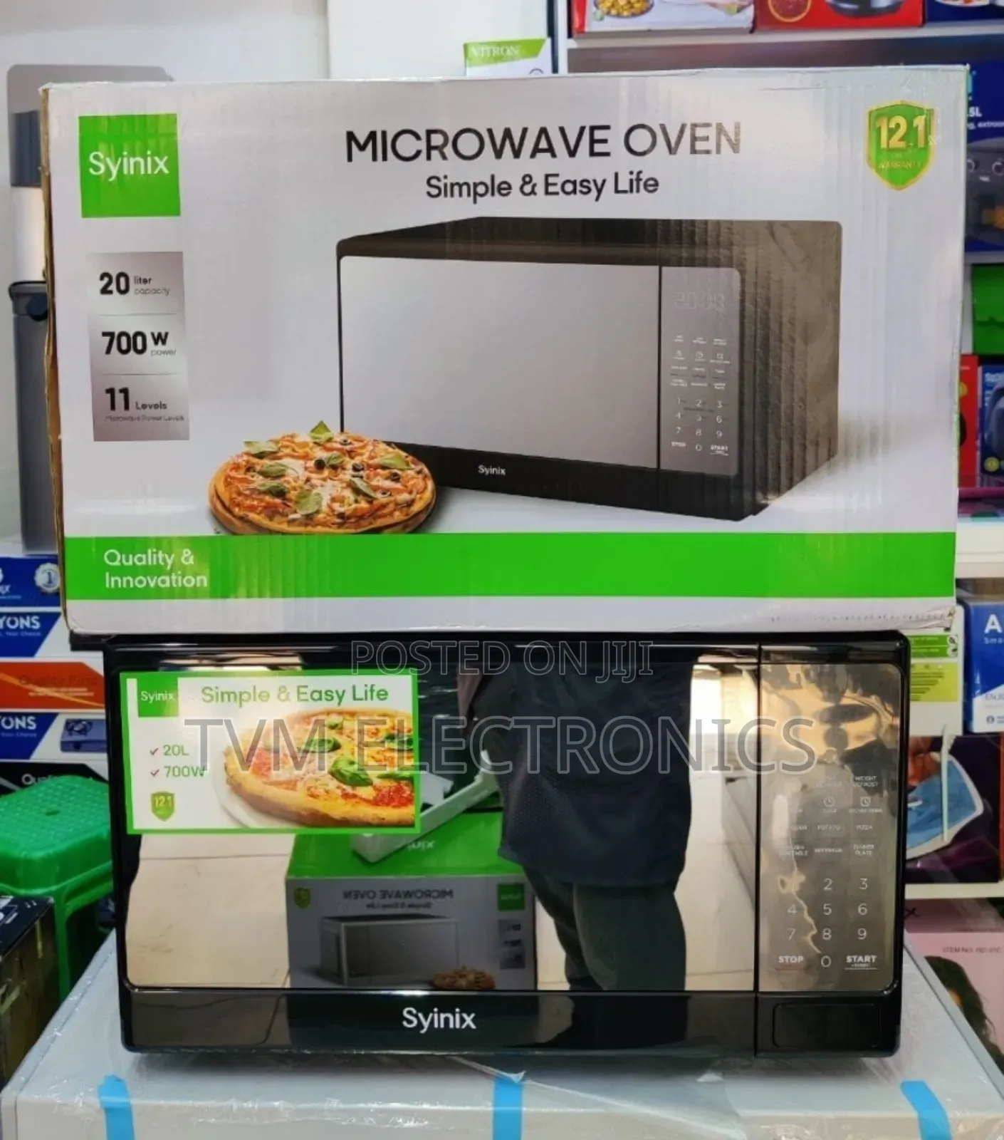 Syinix 20l Digital 700w Microwave Oven Mw720-05e