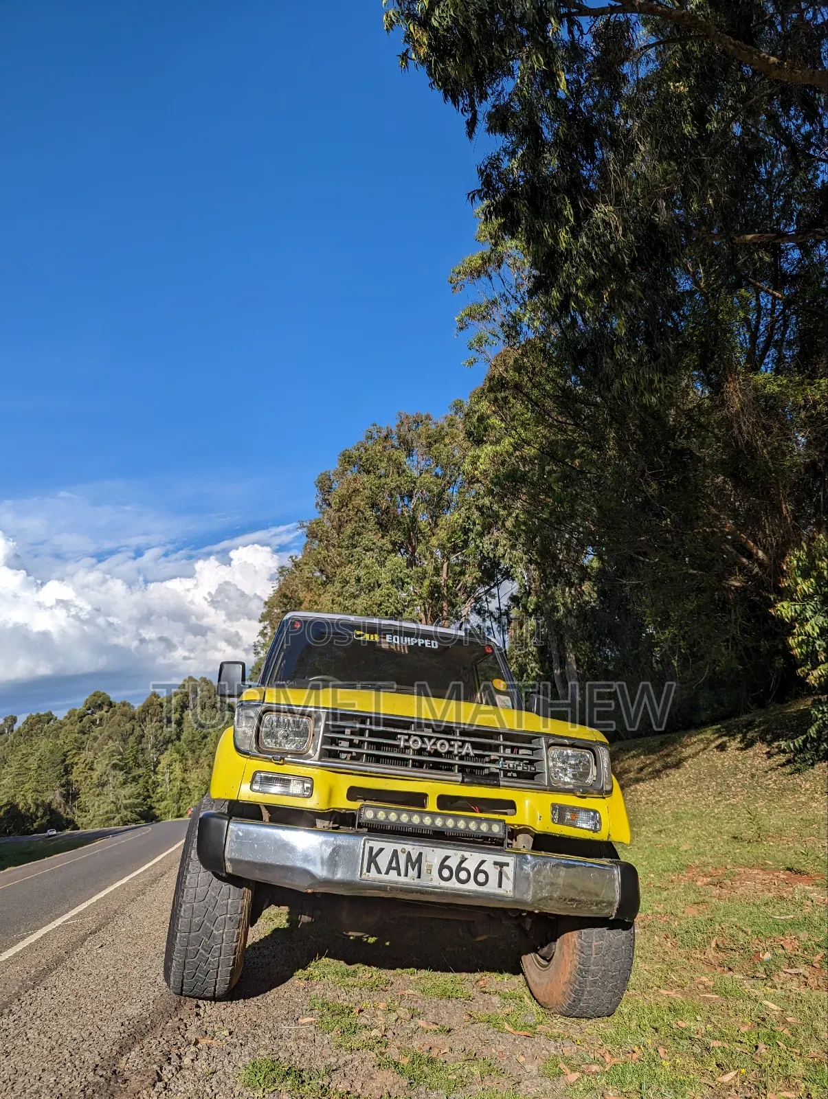 Toyota Land Cruiser Prado 3.0 D 1990 Yellow