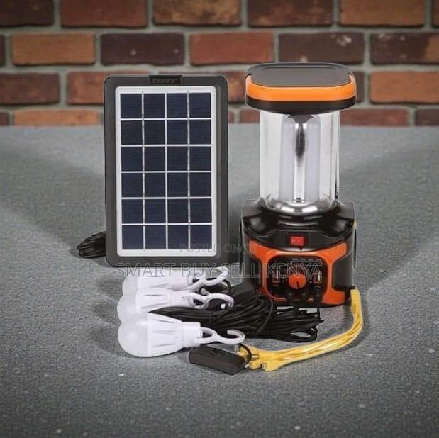 Dat-at 9016b Solar Lighting Kit With Usb Charging Led Bulbs - main view