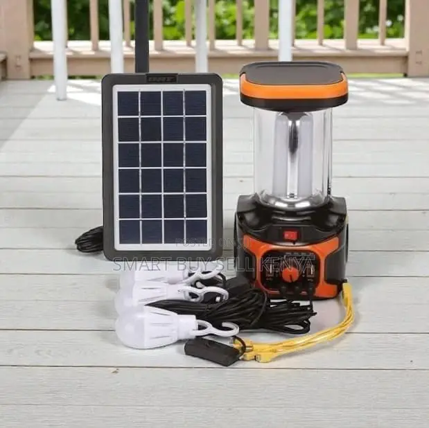 Dat-at 9016b Solar Power Lighting System With Fm Radio Usb